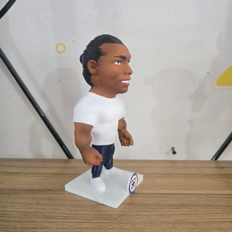 Figura De Futbolista Fuertecito Joel Huiqui Cruz Azul