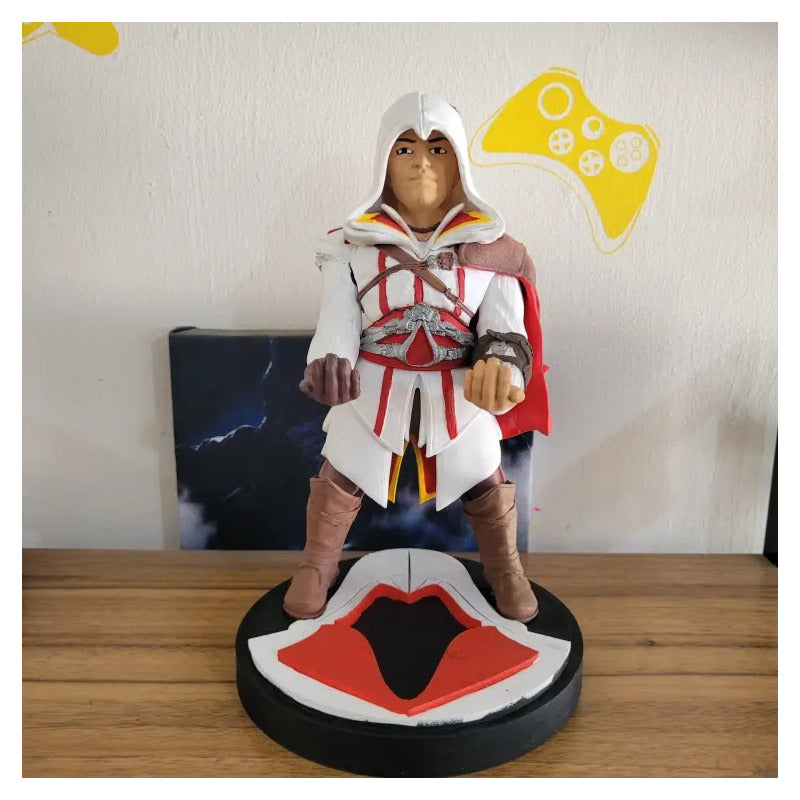 Soporte Control Play Xbox O Celular Edzio Auditore Assassins Blanco