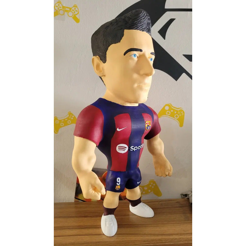 Figura De Fútbol Fuertecito Lewandowsky