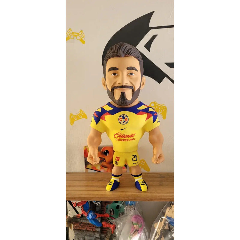 Figura Futbolistas Fuertecito Henry Martin Con America 55 Cm