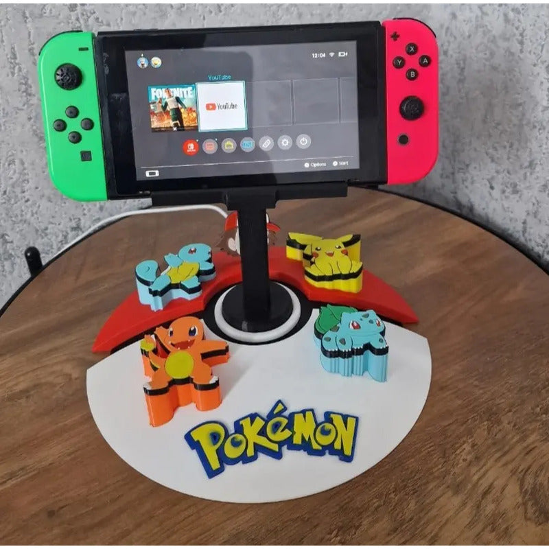 Soporte Para Nintendo Switch Pokemon Rojo