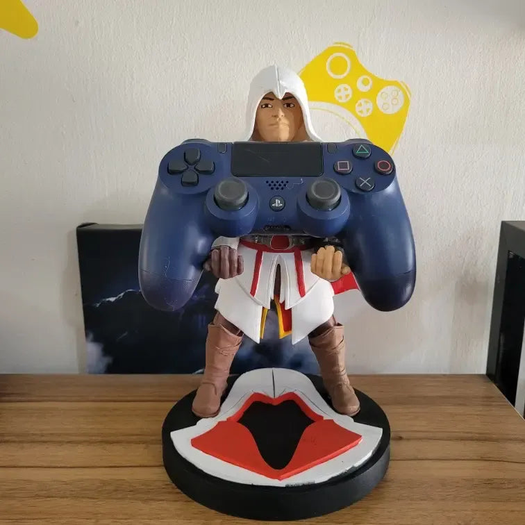 Soporte Control Play Xbox O Celular Edzio Auditore Assassins Blanco