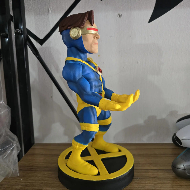 Soporte Para Control Play Xbox O Cel Cyclops X Men Azul