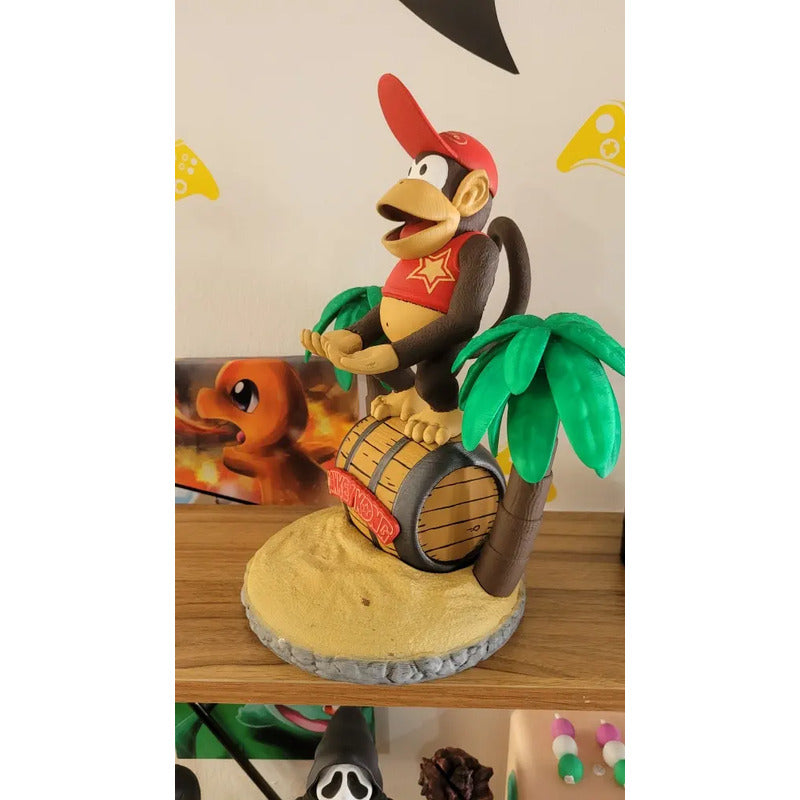 Soporte Control Play Xbox O Celular Diddy Kong Mario Bros