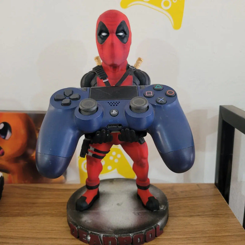 Soporte Para Control Play Xbox O Celular Deadpool V3 Rojo