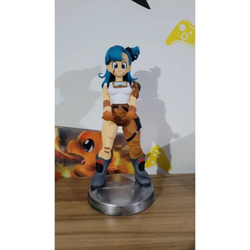 Soporte Control Play Xbox O Celular Bulma Dragon Ball Verde Oscuro