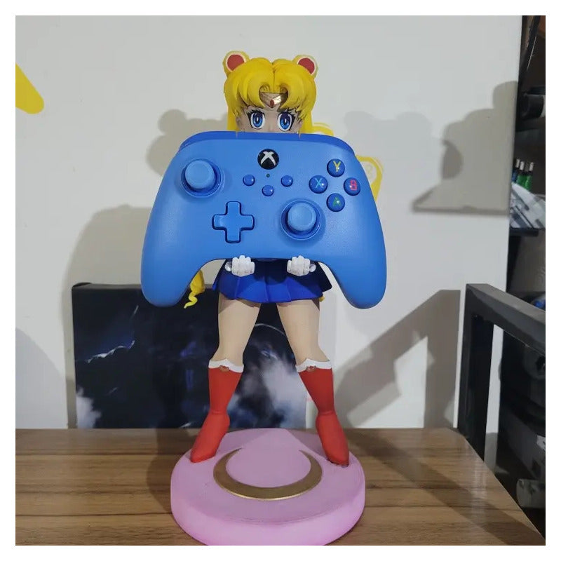 Soporte Control Play Xbox O Celular Sailor Moon V2 Blanco