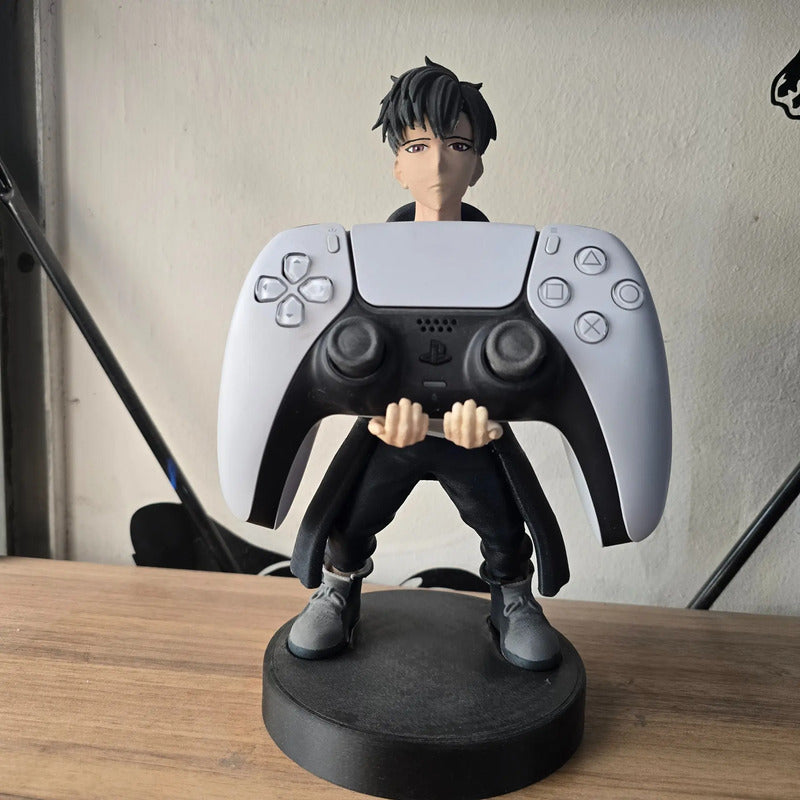 Soporte Para Control Play Xbox O Cel Solo Leveling Sung Jin Azul Oscuro