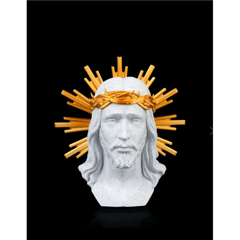 Figura Busto De Jesucristo Jesús De Nazareth Blanco