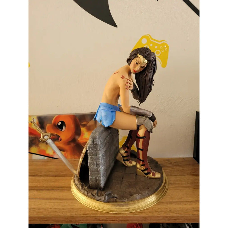 Figura Wonder Woman Mujer Maravilla Gal Gadot Sin Traje