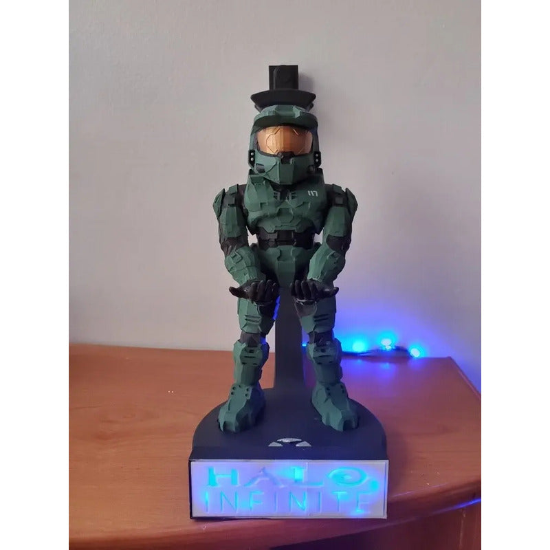 Soporte Para Control Y Audífonos Con Luz Halo Máster Chief