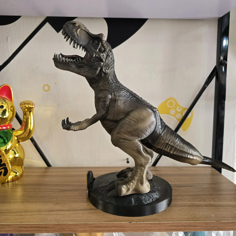 Soporte Para Control Play Xbox O Cel T Rex Jurassic Park Caqui