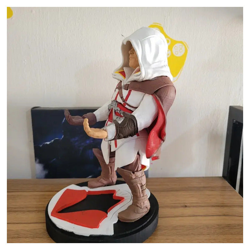 Soporte Control Play Xbox O Celular Edzio Auditore Assassins Blanco