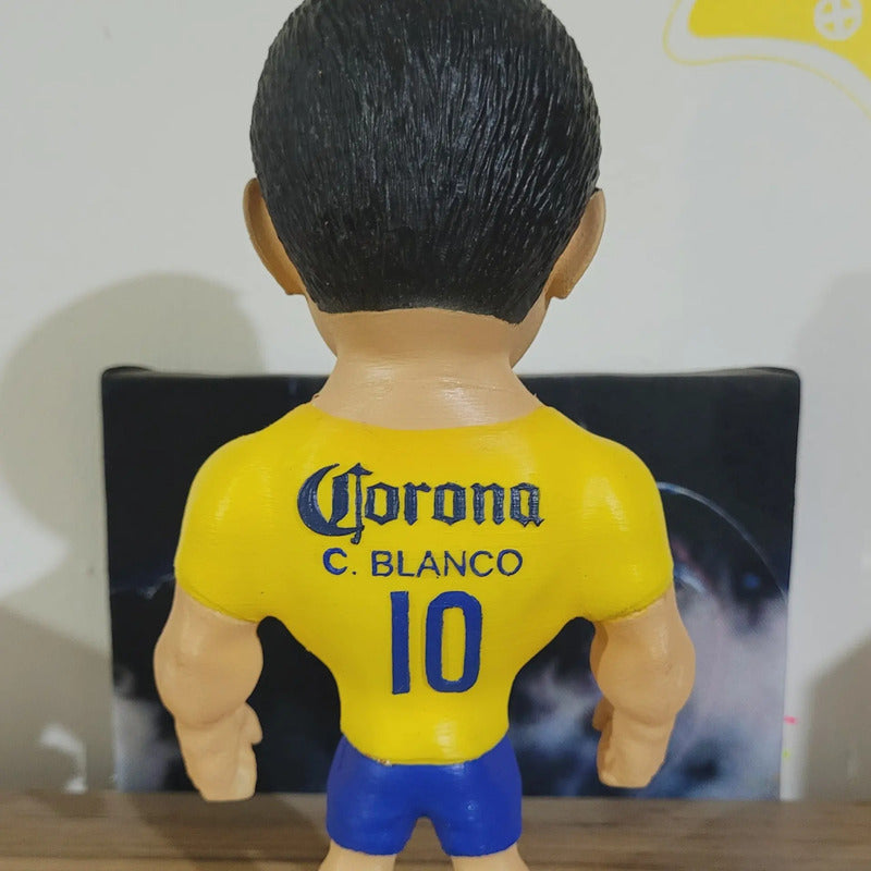 Figura De Futbolista Fuertecito Cuauhtemoc Blanco  America