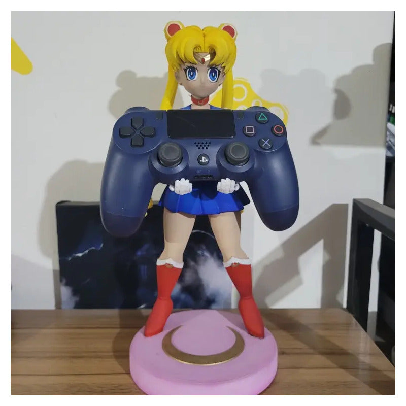 Soporte Control Play Xbox O Celular Sailor Moon V2 Blanco