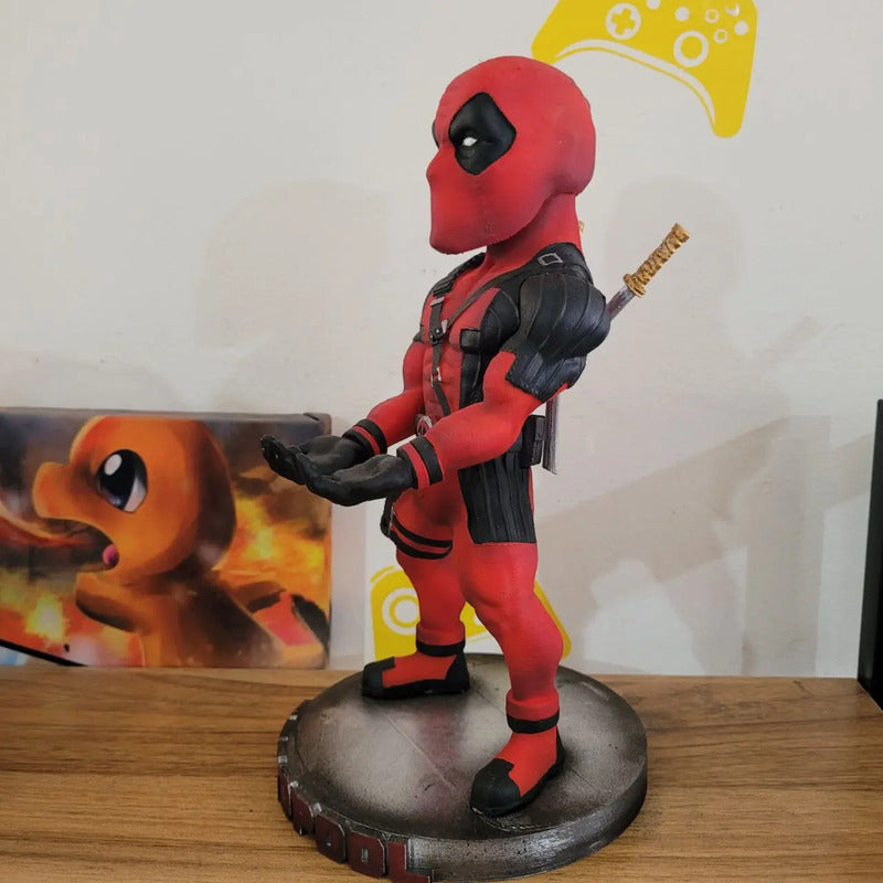 Soporte Para Control Play Xbox O Celular Deadpool V3 Rojo