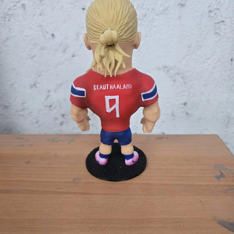 Figura De Futbolista Fuertecito Earling Haaland
