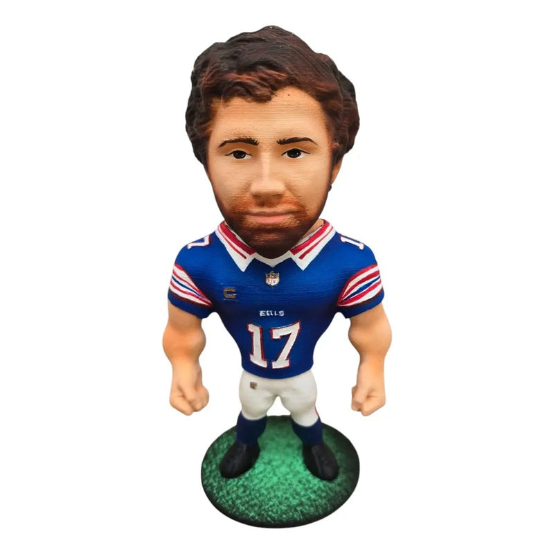 Figura De Futbolista De Nfl Fuertecito Josh Allen