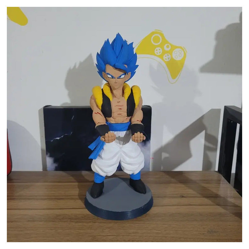 Soporte Control Play Xbox O Celular Gogeta Dragon Ball Super Azul