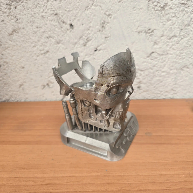 Soporte Alexa Echo 4 O 5 Terminator T 800 Gris