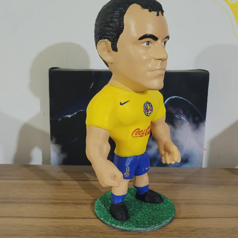 Figura De Futbolista Fuertecito Cuauhtemoc Blanco  America