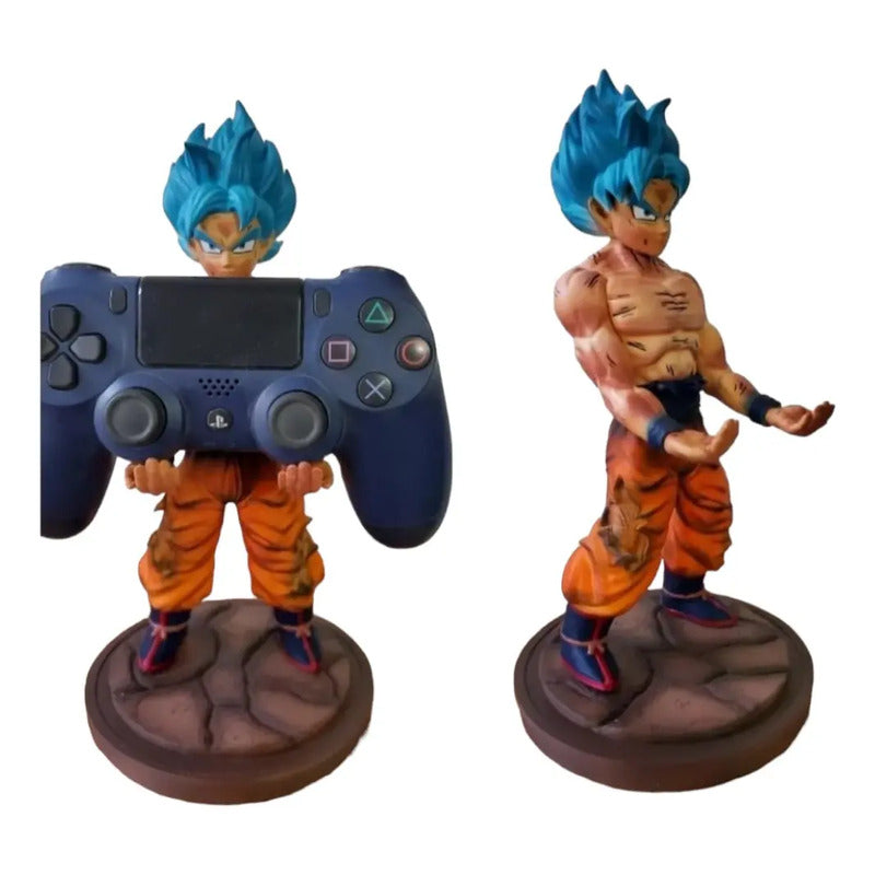 Soporte Control Play Xbox O Celular Goku Super Saiyajin Azul