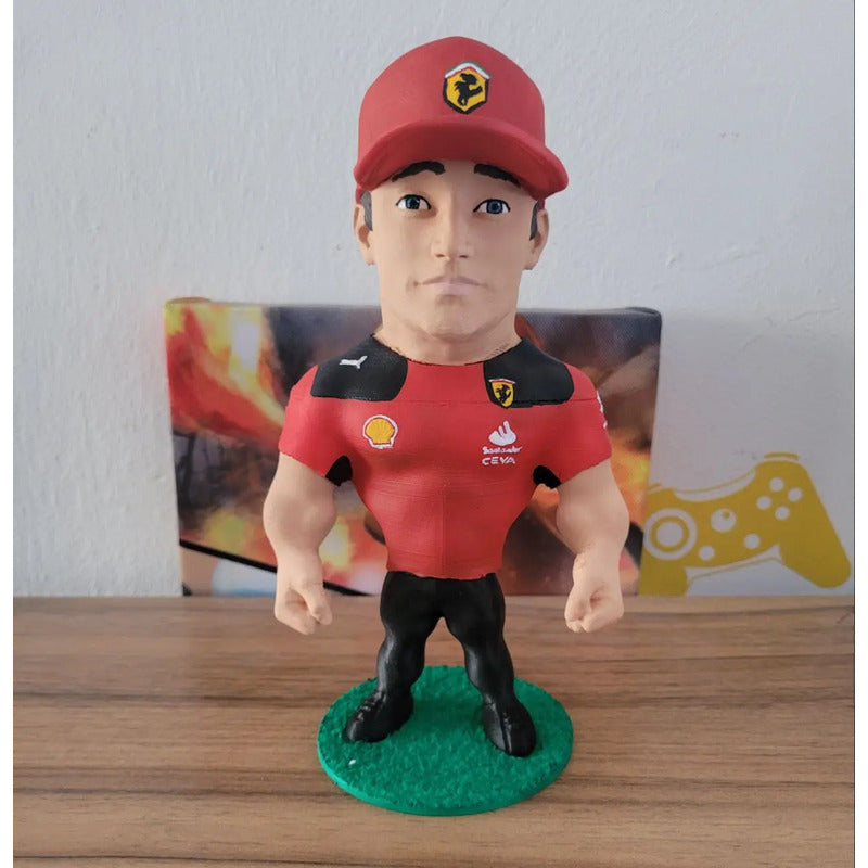 Figura De Formula 1 Fuertecito Charles Leclerc
