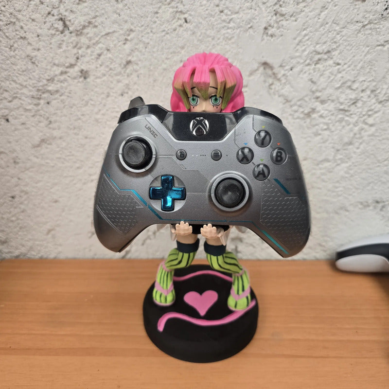 Soporte Control Play Xbox O Cel Mitsuri Kanroji Demon Slayer Rosa