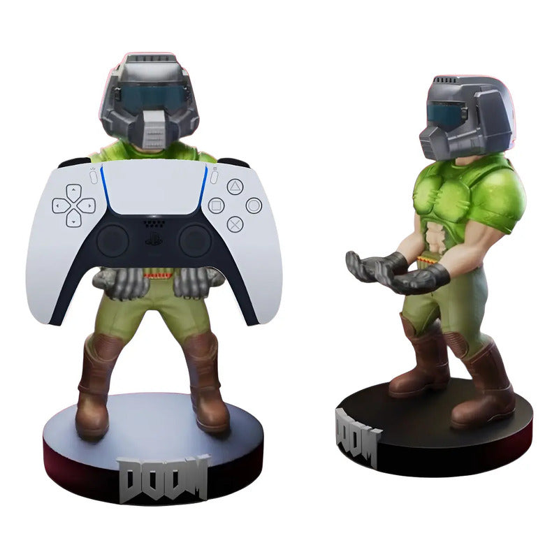 Soporte Para Control Play Xbox O Cel Doom Doomguy Verde