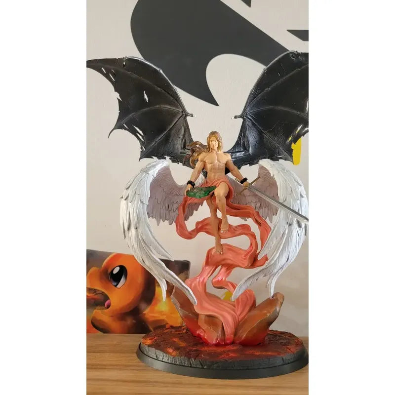 Figura Lucifer Ángel Caído  Blanco