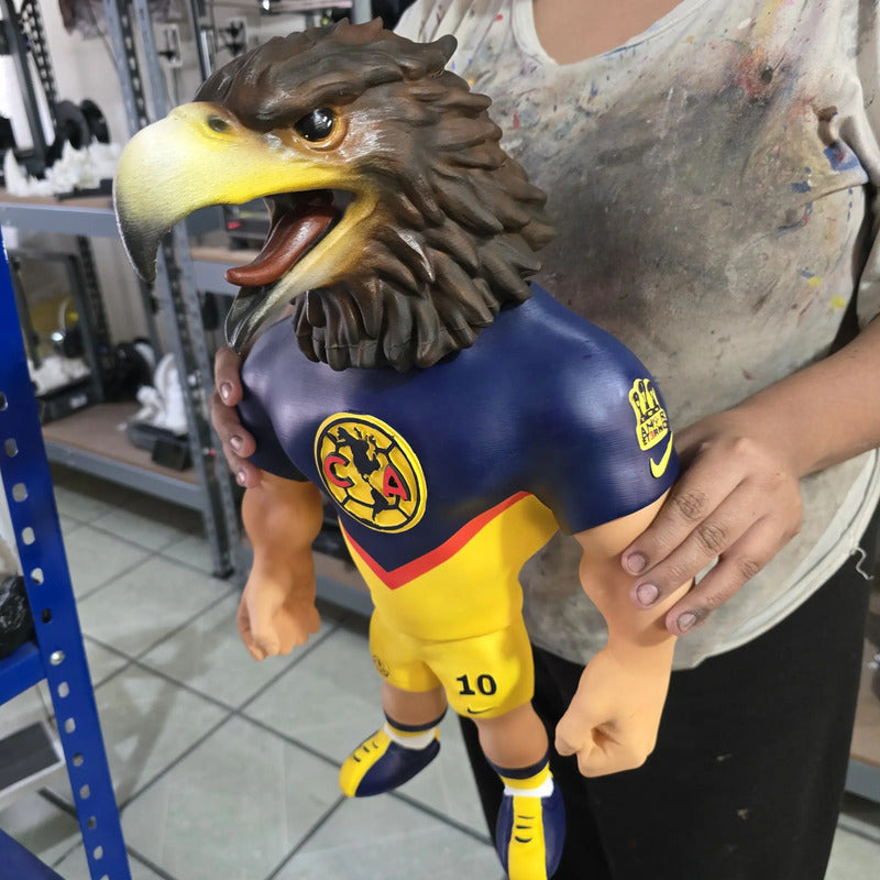 Figura Fuertecito 55 Cm Aguila Del America Edición Tricampeo