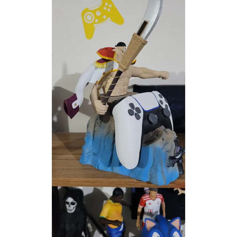 Soporte Control Play Xbox O Celular Barba Blanca One Piece