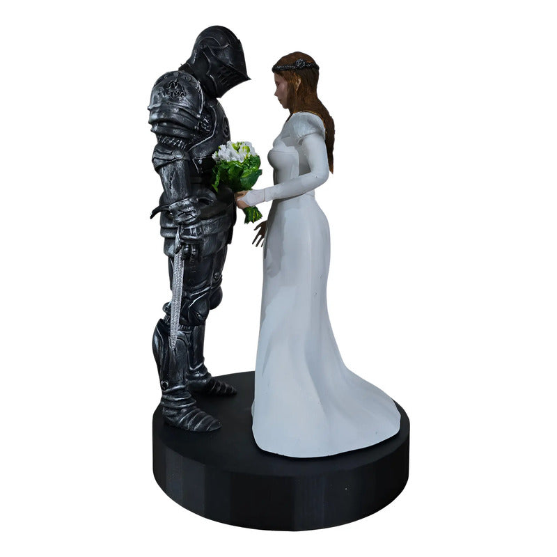 Figura Para Pastel O Boda Caballero Y Novia