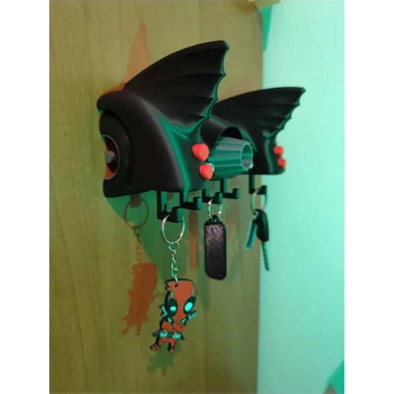 Porta Llaves De Pared Varios Modelos Negro