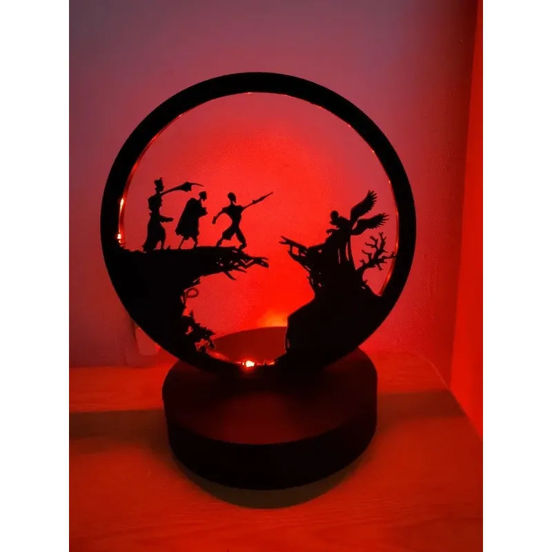 Lampara Los 3 Hermanos Harry Potter Grande 35 Cm Varios