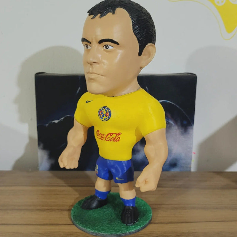 Figura De Futbolista Fuertecito Cuauhtemoc Blanco  America