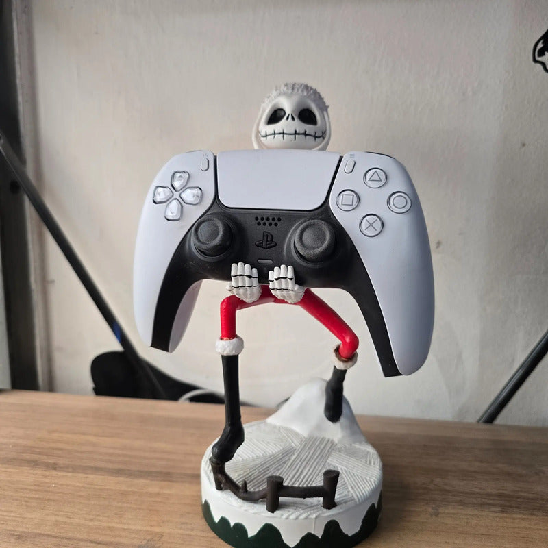 Soporte Para Control Play Xbox O Celular Jack Skellington