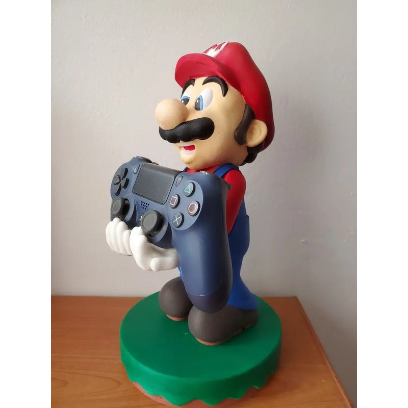 Soporte Para Control Xbox Play Nintendo O Celular Mario Bros Azul