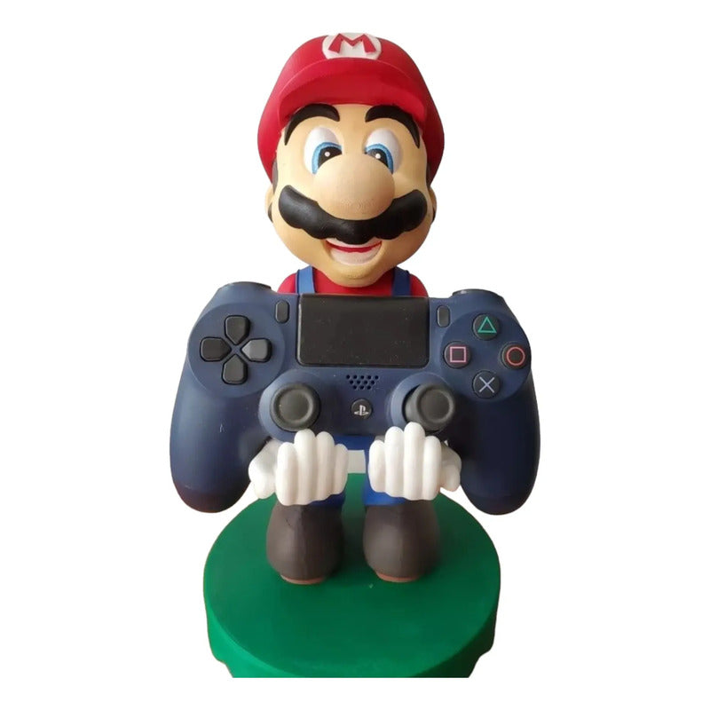 Soporte Para Control Xbox Play Nintendo O Celular Mario Bros Azul