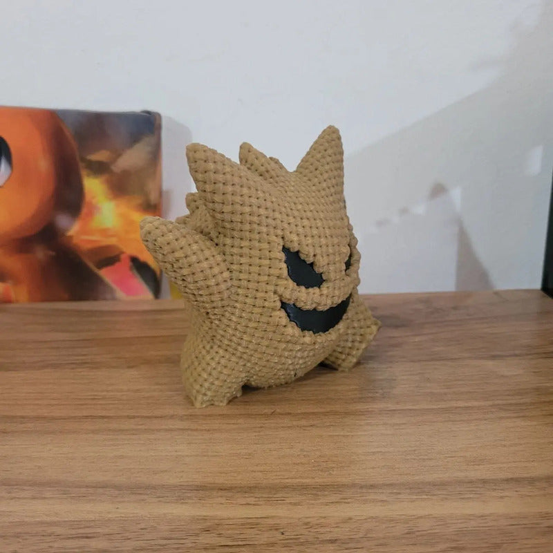 Figura Tipo Amigurumi Gengar Con Oogie Boogie