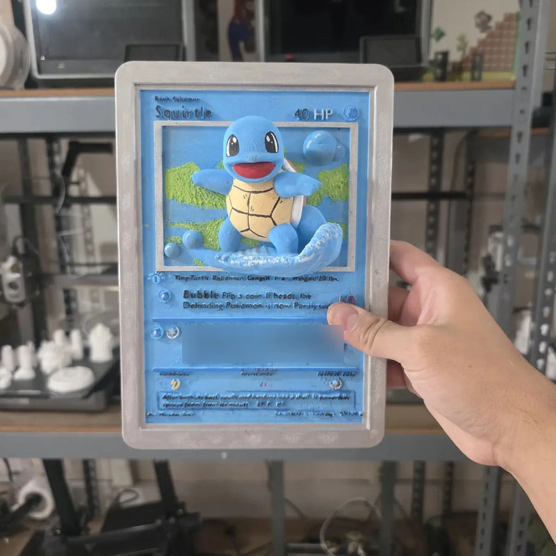 Cuadro De Squirtle Azul Claro