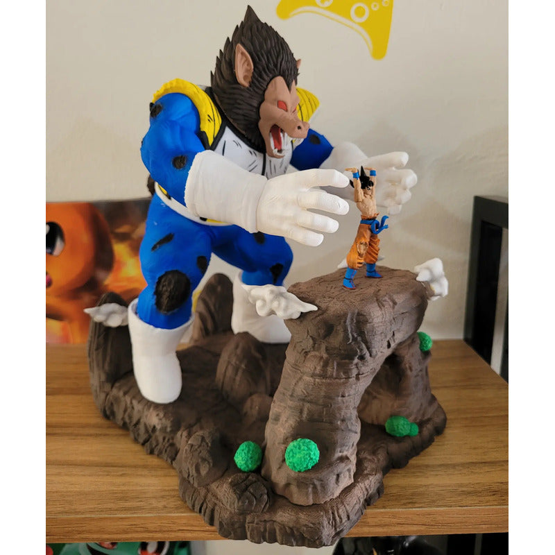Figura Goku Vs Ozaru Vegeta Dragon Ball