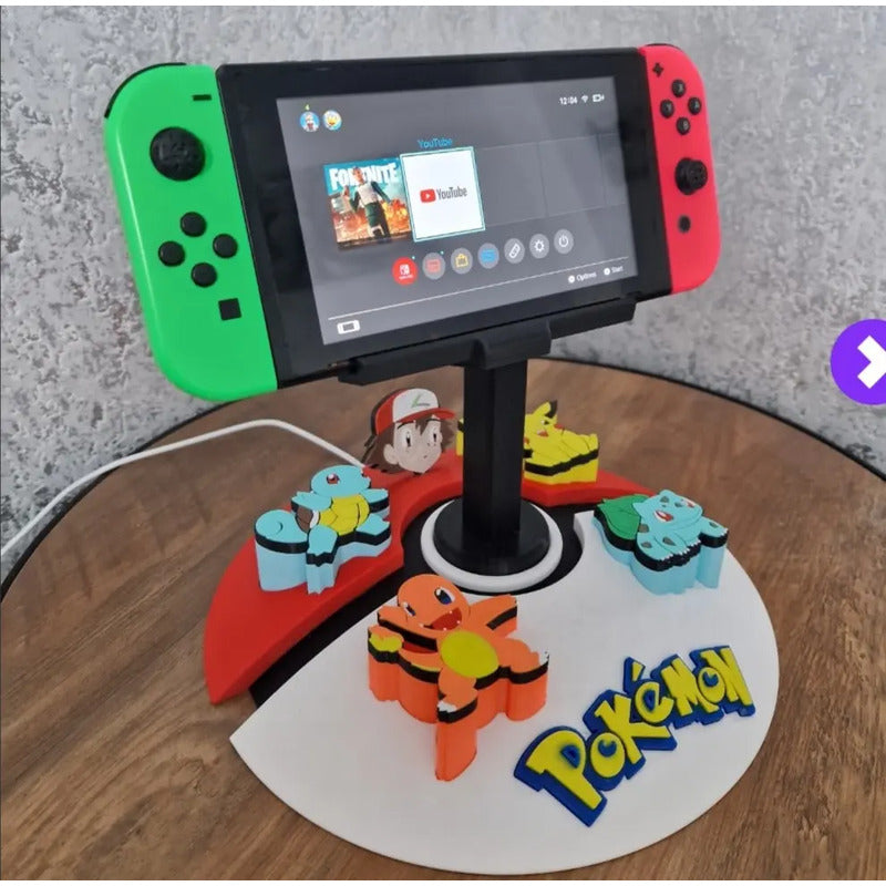Soporte Para Nintendo Switch Pokemon Rojo