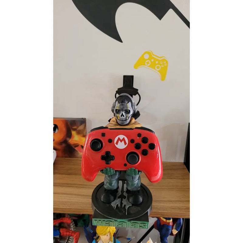 Soporte Control Play Xbox O Celular Ghost Warzone Audifonos
