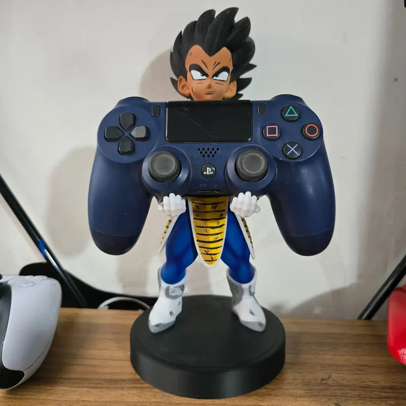 Soporte Para Control Play Xbox Cel Vegeta Scouter Dragon Bal Azul