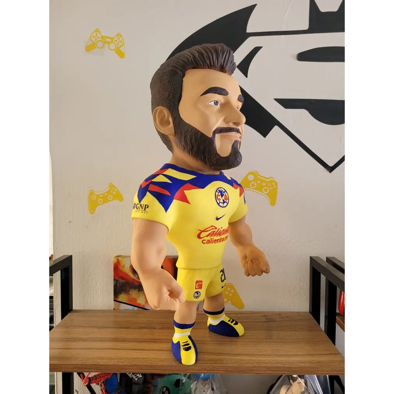 Figura Futbolistas Fuertecito Henry Martin Con America