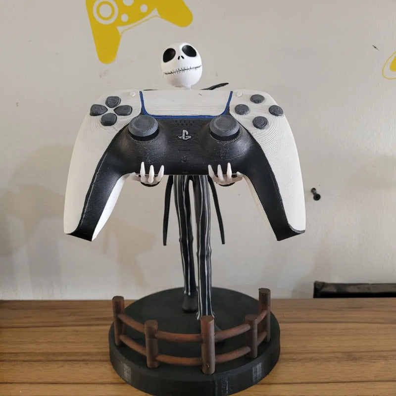 Soporte Para Control Play Xbox O Celular Jack Skellington