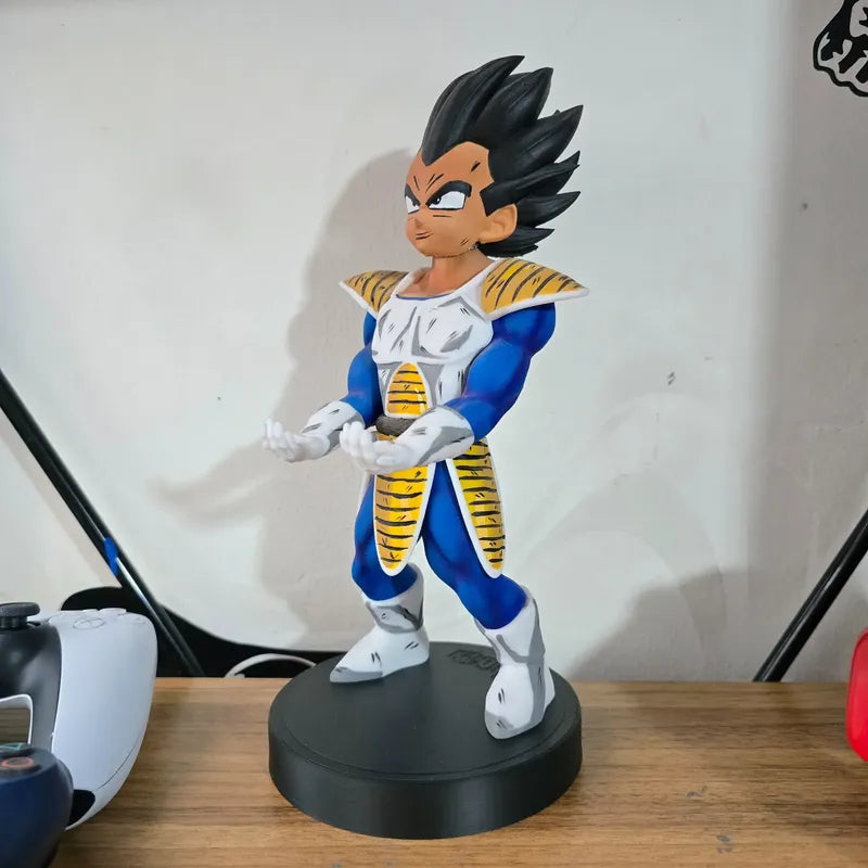 Soporte Para Control Play Xbox Cel Vegeta Scouter Dragon Bal Azul