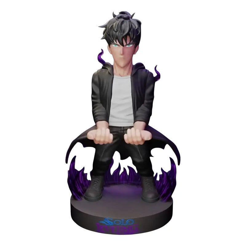 Soporte Para Control Play Xbox O Cel Solo Leveling Sung Jin Negro