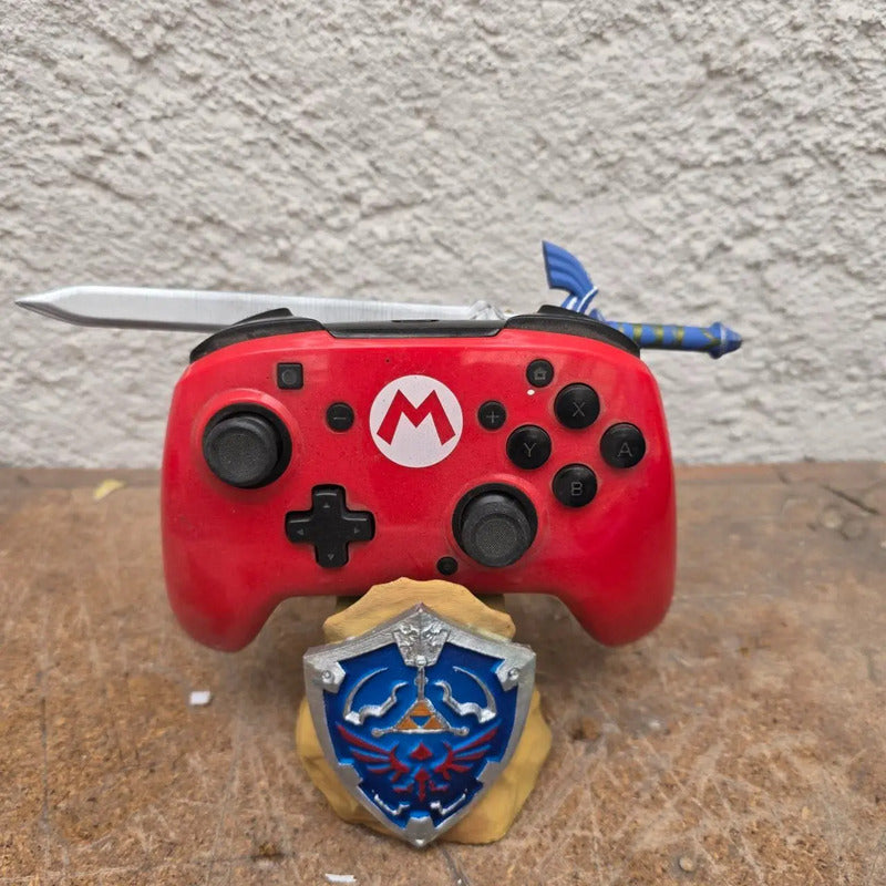 Soporte Para Control De Play Xbox O Celular De Link (zelda) Plateado
